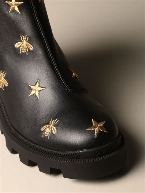 gucci with bumble bee|Gucci star and bee boots.